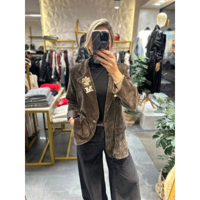 Kadife İthal Blazer Ceket