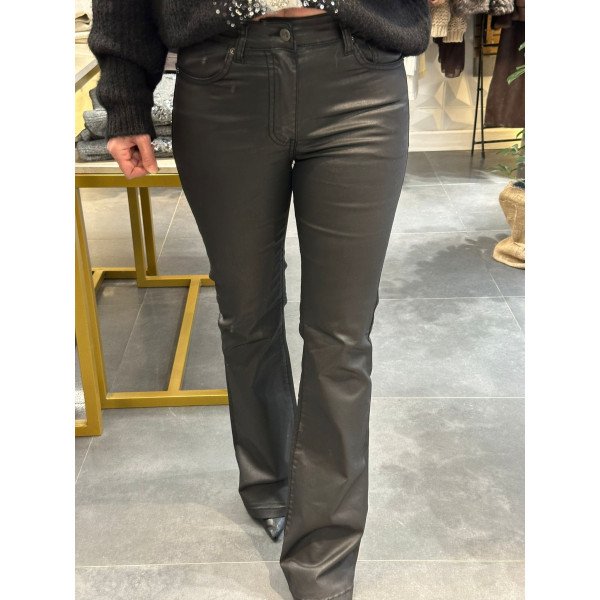 Mumlu İspanyol Paça Jean