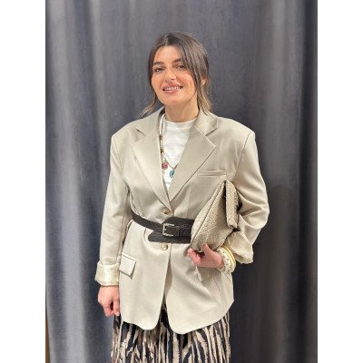 Kemerli Blazer Ceket